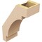 Ekena Millwork 5-inch W x 10-inch D x 14-inch H Merced Rough Cedar Woodgrain TimberThane Knee Brace, Primed BRCUR05X10X14MRCRCPR - alternate 2